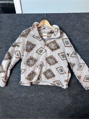Thread & Supply Sherpa Fleece Pullovee 1/4 zip
